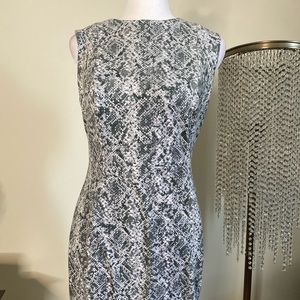 Calvin Klein Snake Pattern Dress